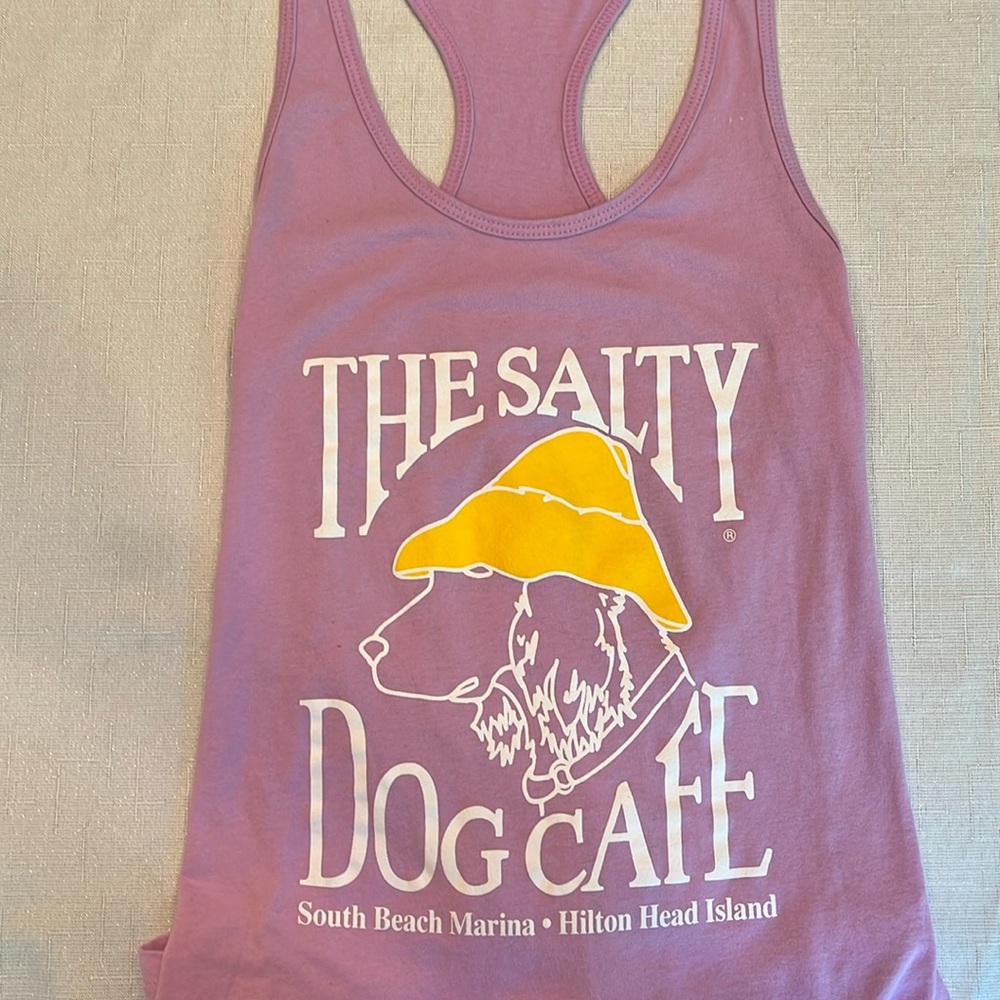 Pink Salty dog cafe tank M